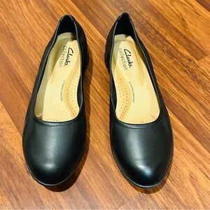 Clarks Ultimate Comfort Shoes Womens Sz 7 Black Ultimate Comfort Slip On Flats